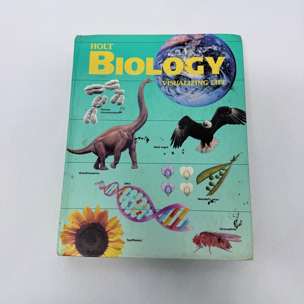 Holt Biology Visualizing Life Hardcover Textbook George B Johnson 1998 High Scho